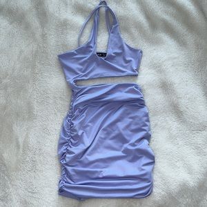 Purple mini dress size S